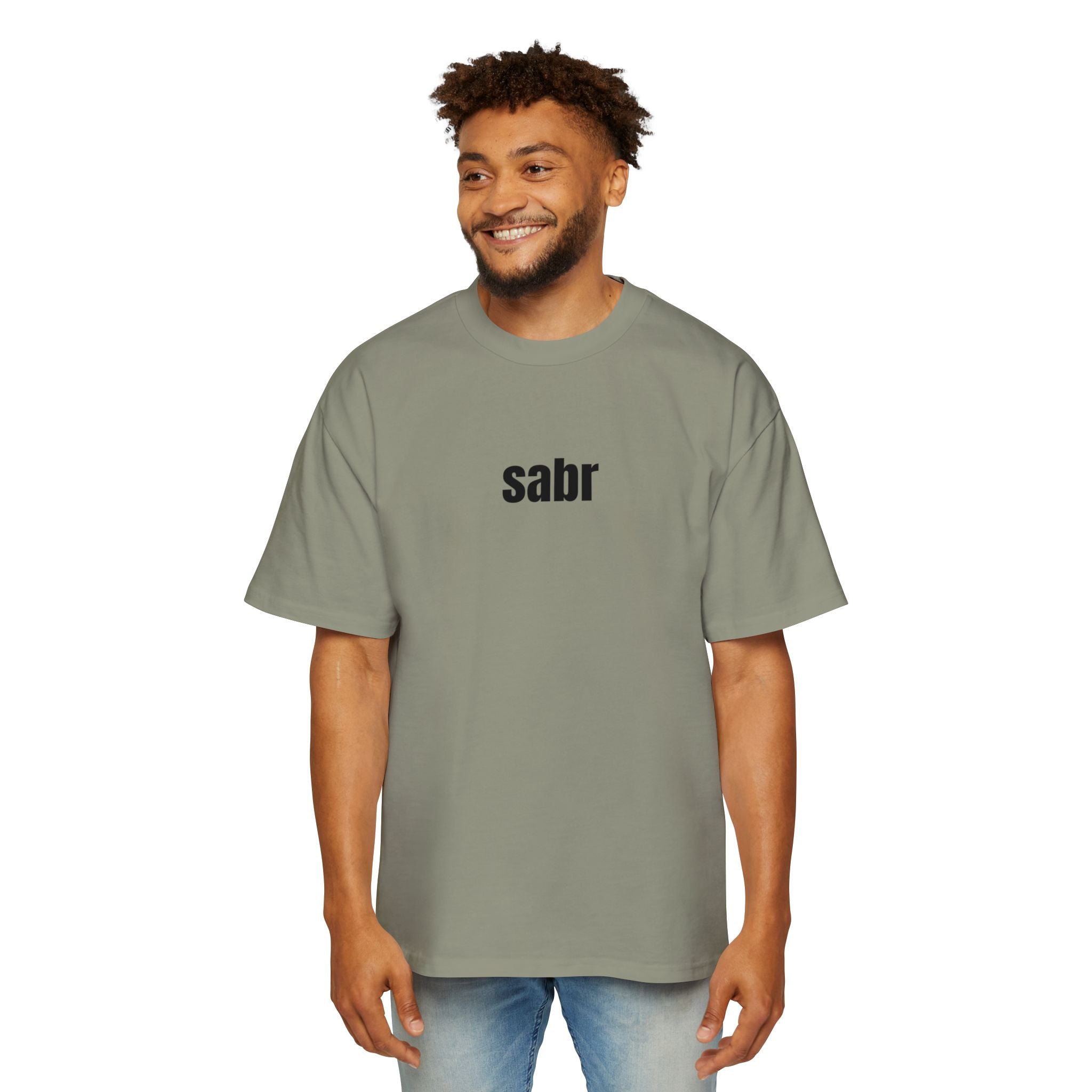 SABR™ Heavy Oversized Tee – Premium 100% Cotton Streetwear