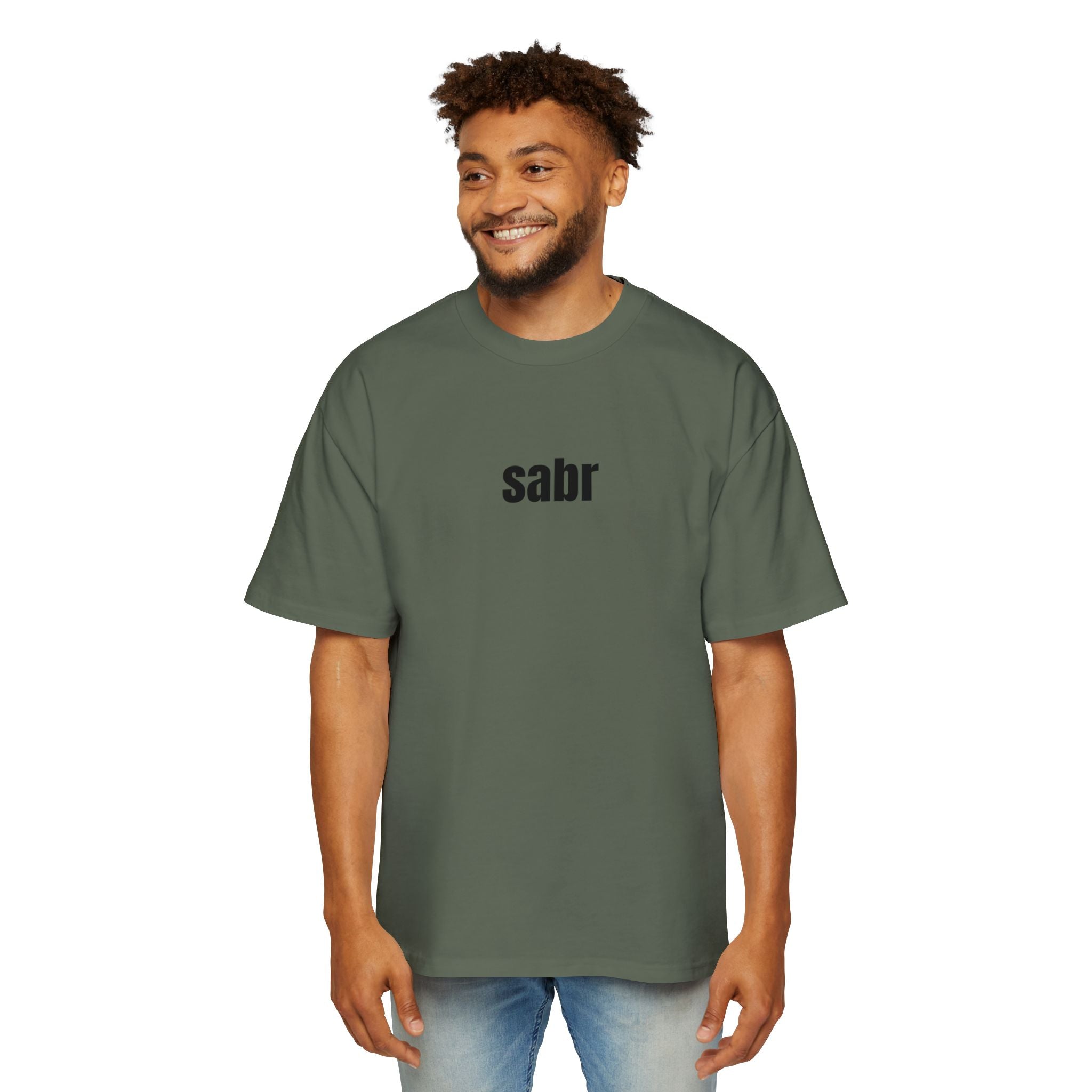 SABR™ Heavy Oversized Tee – Premium 100% Cotton Streetwear