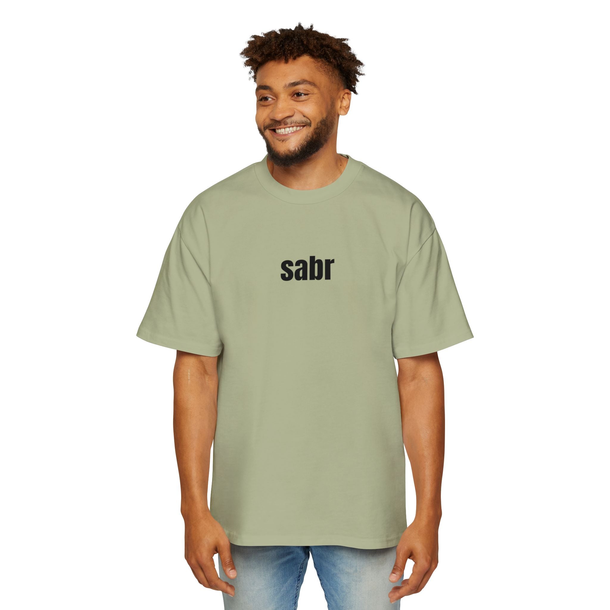 SABR™ Heavy Oversized Tee – Premium 100% Cotton Streetwear