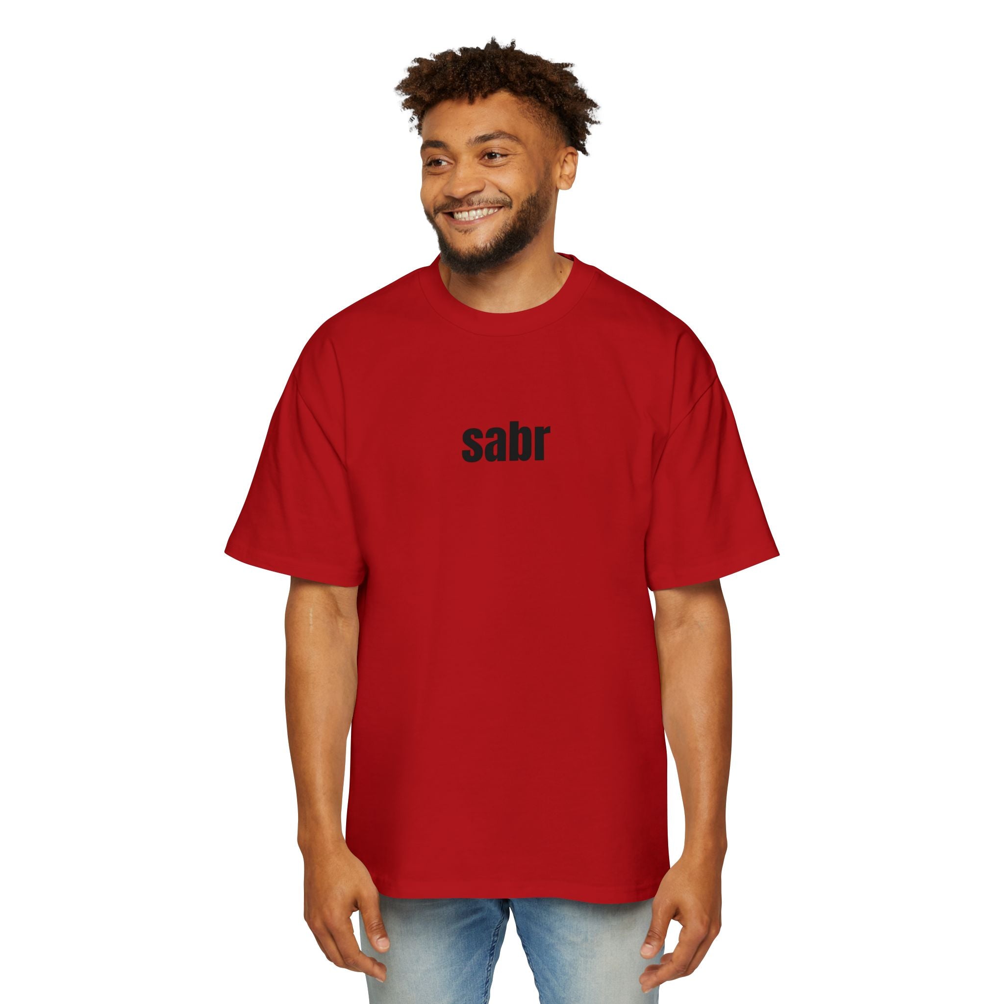 SABR™ Heavy Oversized Tee – Premium 100% Cotton Streetwear