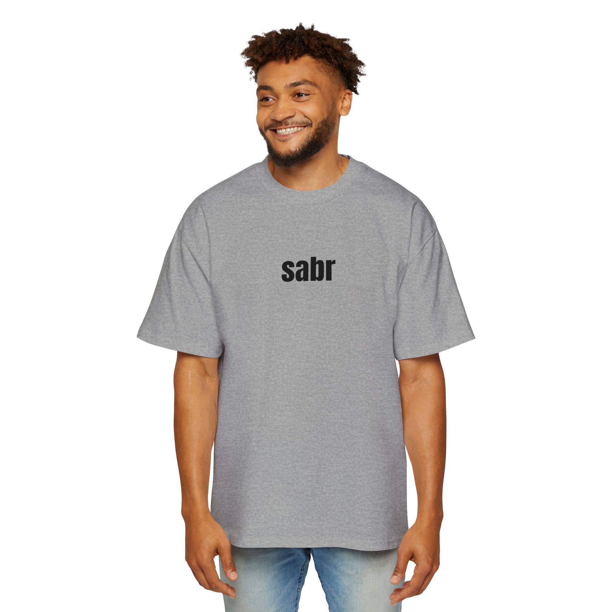SABR™ Heavy Oversized Tee – Premium 100% Cotton Streetwear
