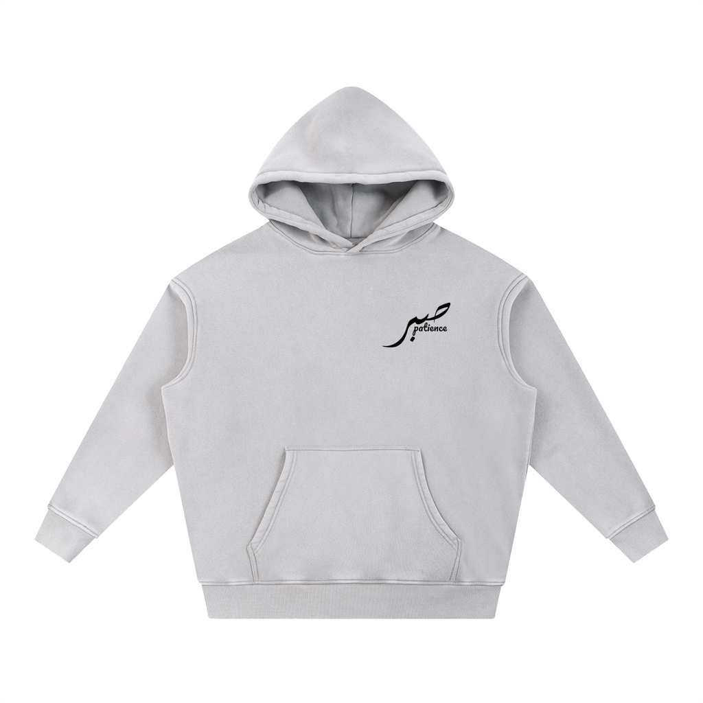 Snow Wash Fleece Oversize Hoodie